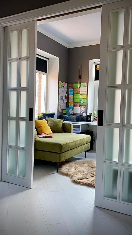 Обложка проекта: Кабинет + комната для гостей , в загородном доме