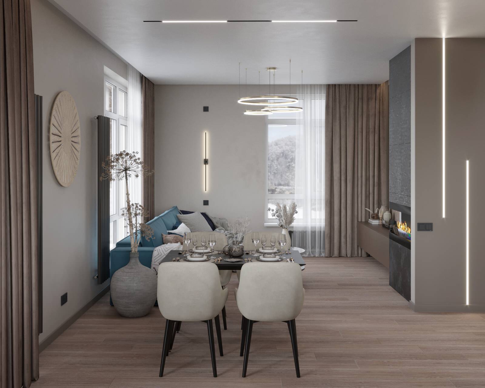 Проект дома в московской области, улица Вишнева