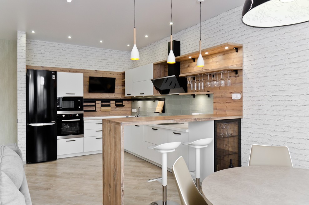 Лофт - светлый, комфортный.