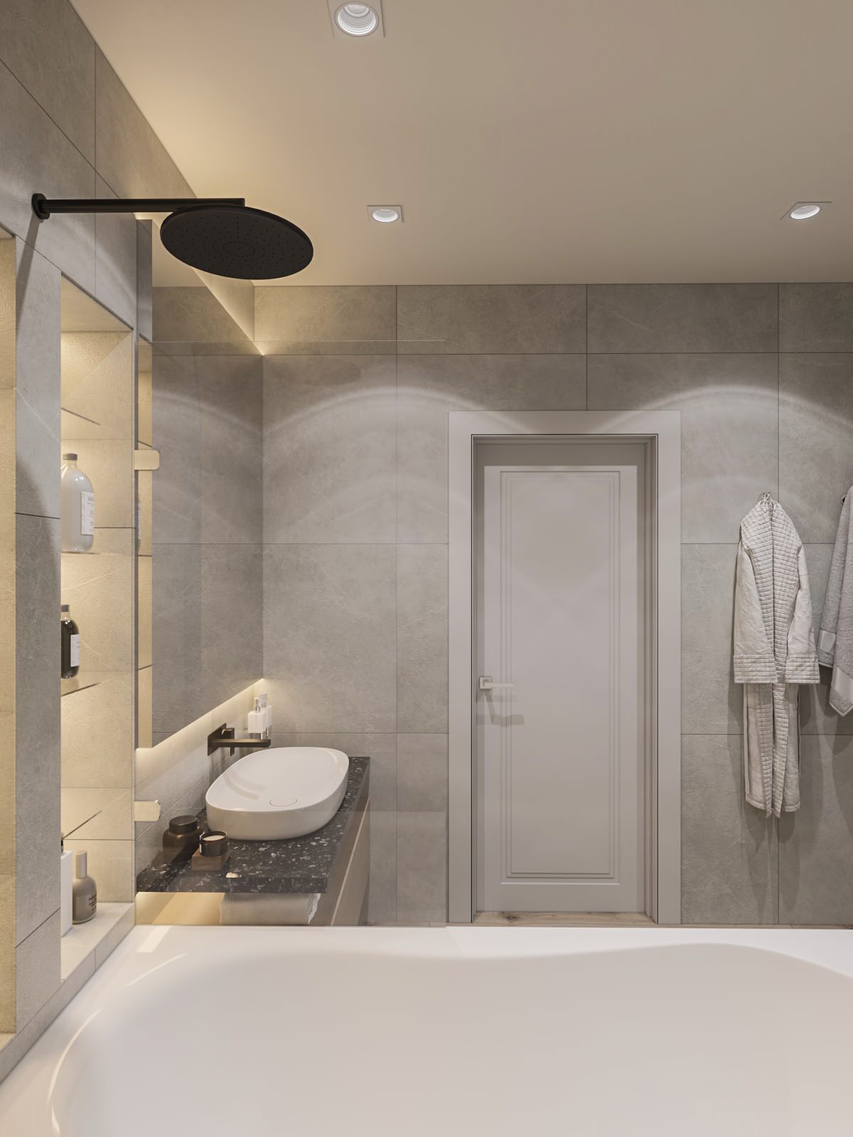 Квартира 100м2 _Grey style