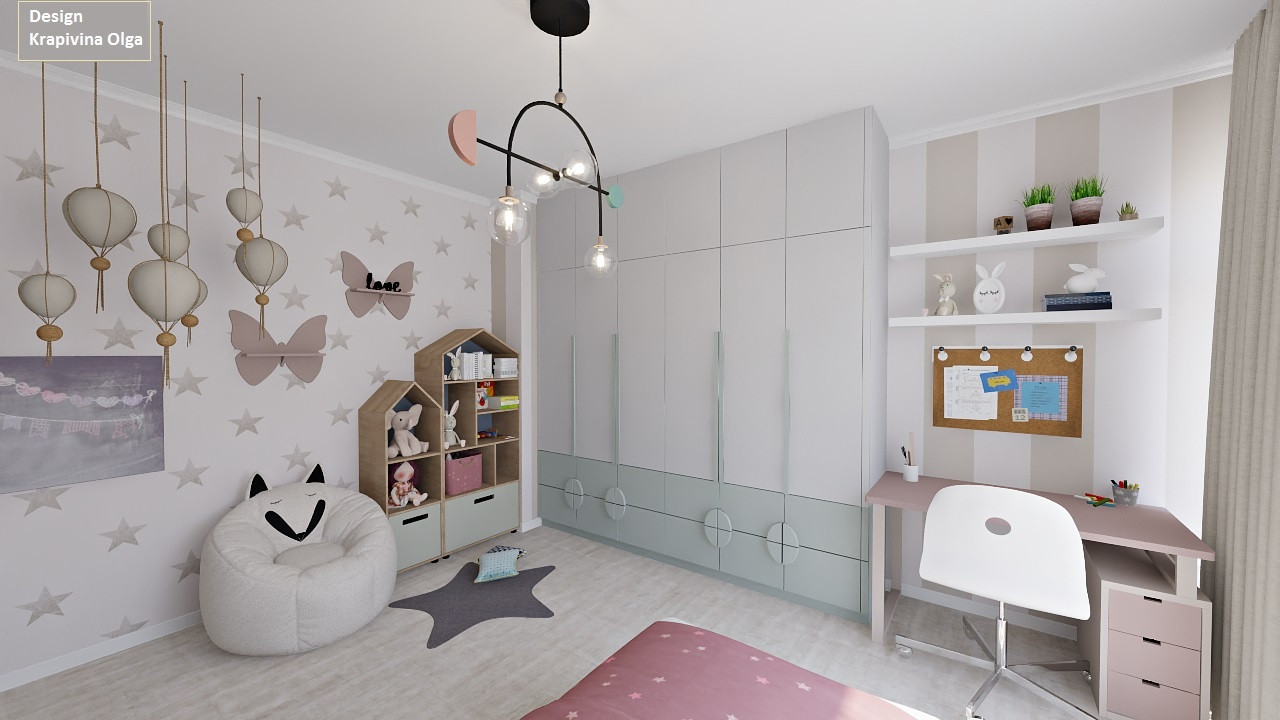 Детская комната. ЖК "HIGH LIFE"