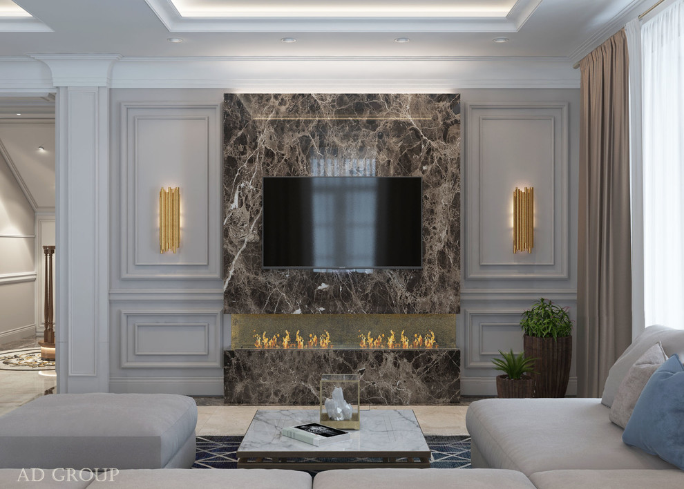 Загородный дом в стиле современная классика