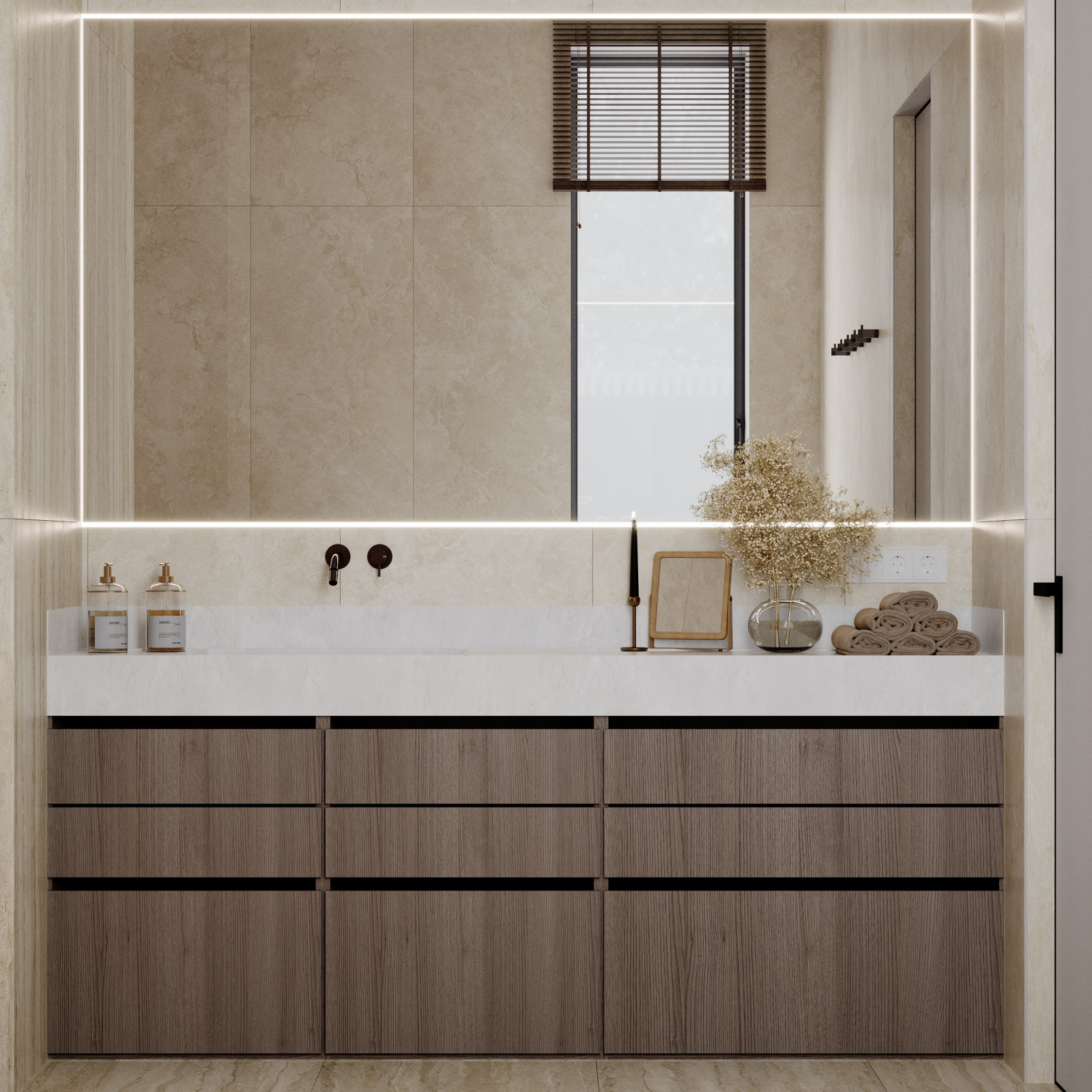 Ванная комната в загородном доме