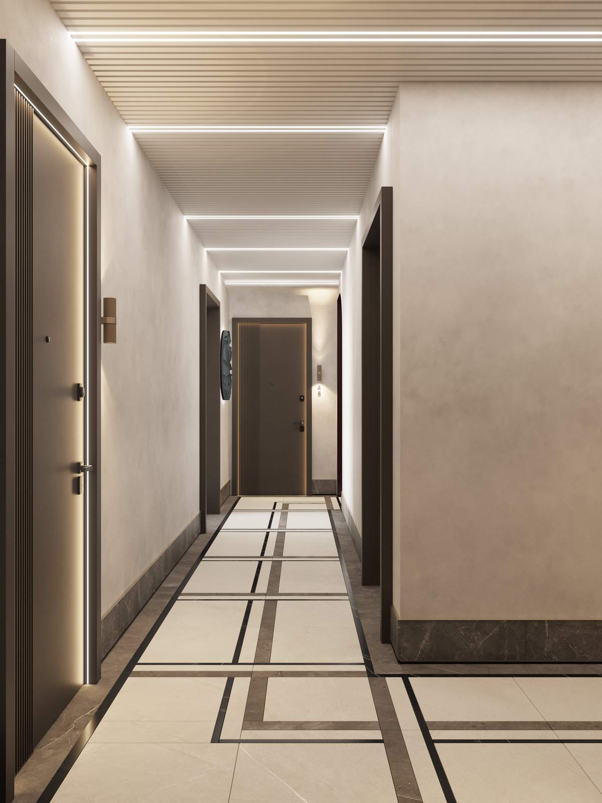 Общественные зоны жилого комплекса "Павелецкая сити"