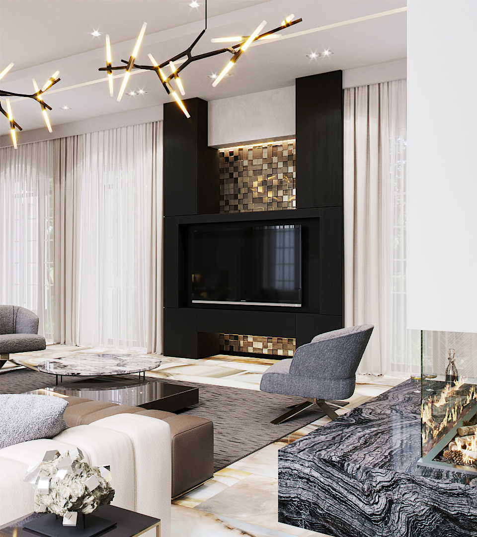 Дизайн-проект интерьера. Усадьба Каменка.