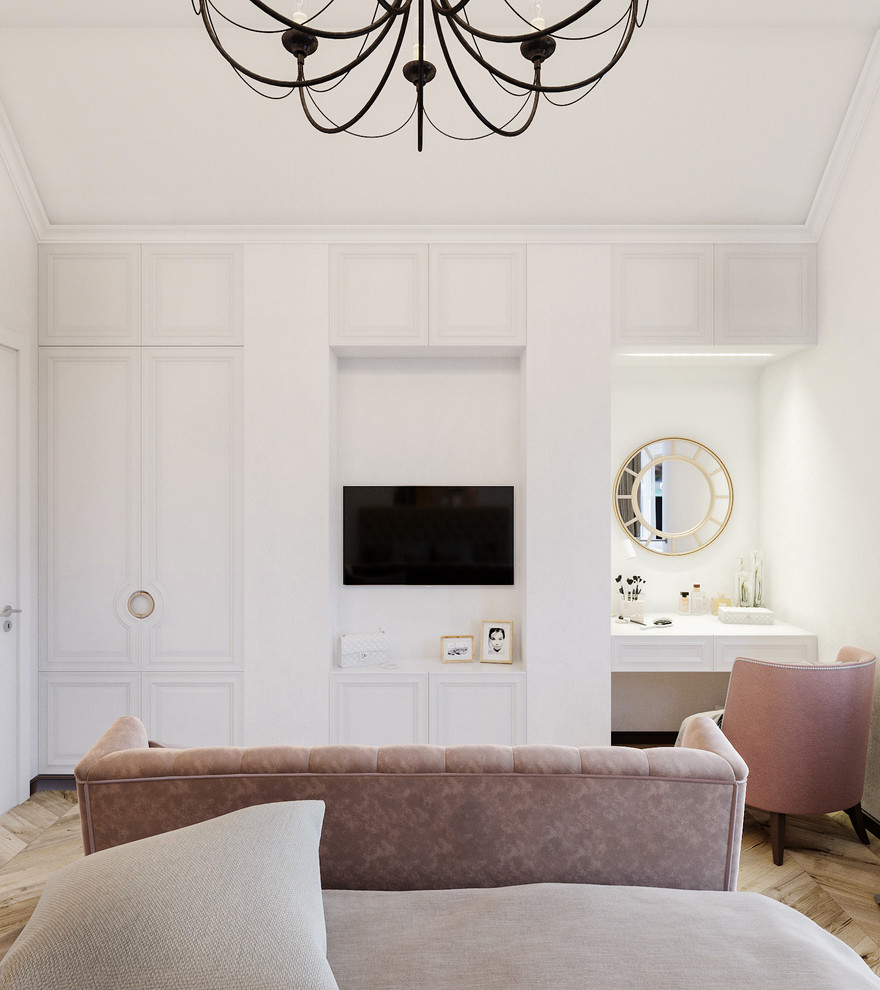 Белая спальня