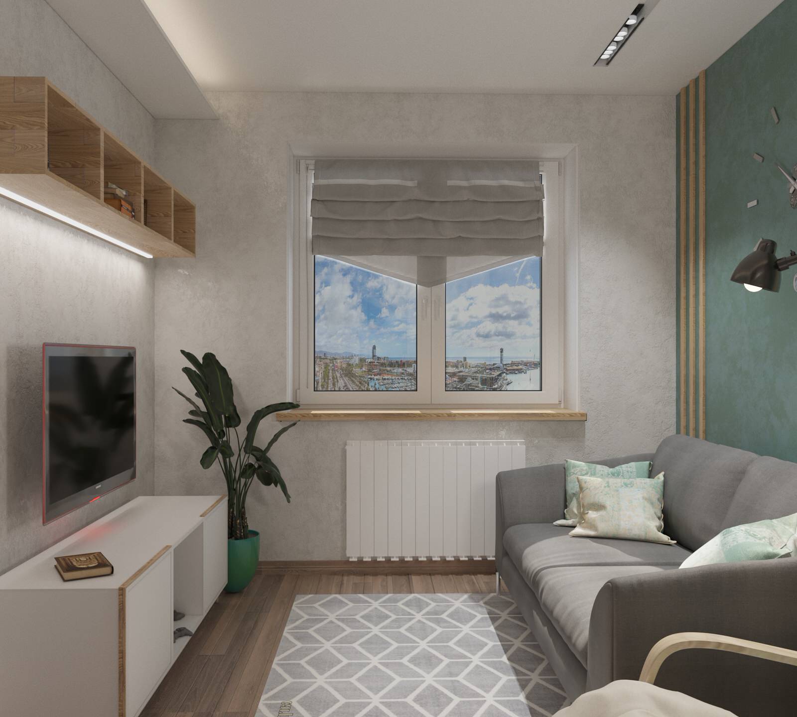 Квартира в современном стиле со скандинавским настроением