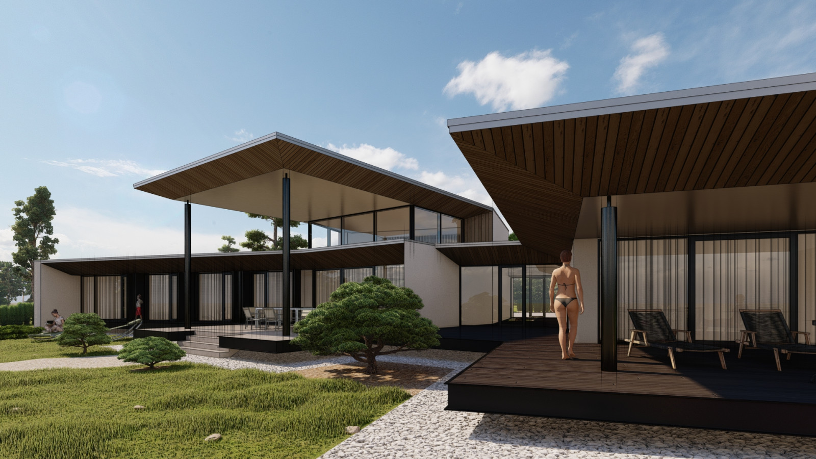 Роскошная дача на реке Мёша