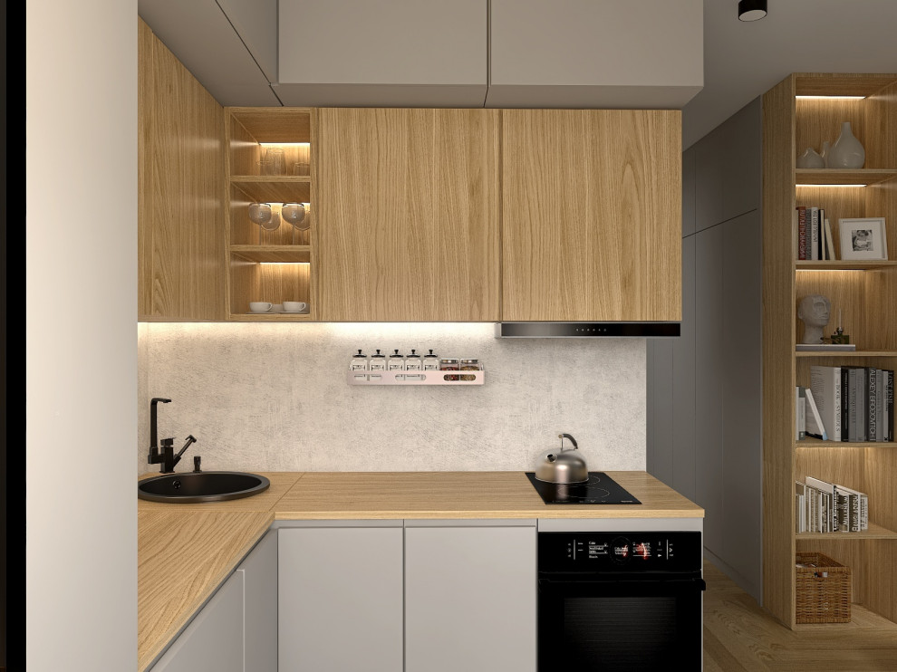 Обложка проекта: Однокомнатная квартира в старом фонде