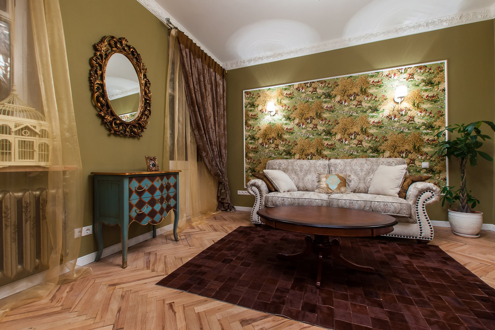 Диван, камин, библиотека