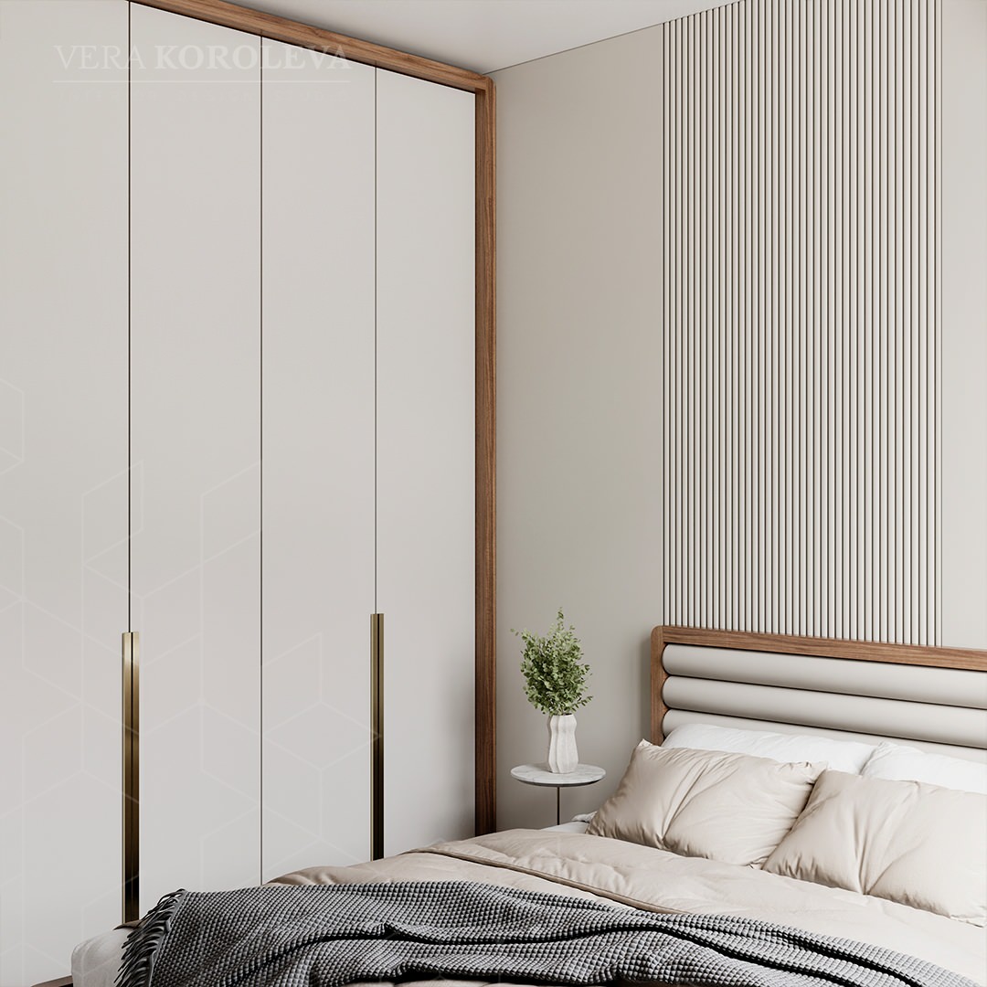 Стеновые панели в изголовье кровати