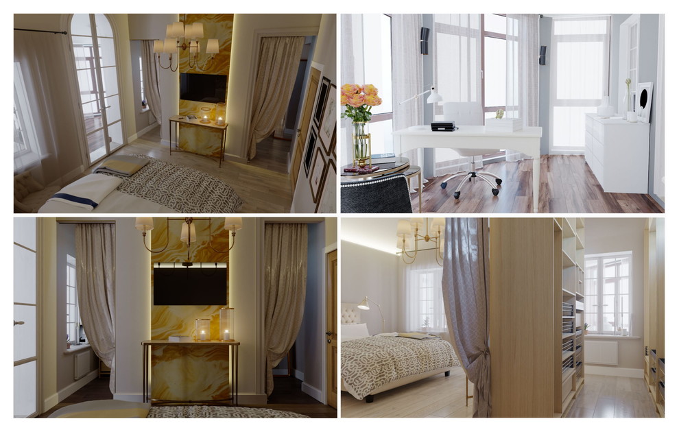 Обложка проекта: Проект спальни с террасой в коттедже