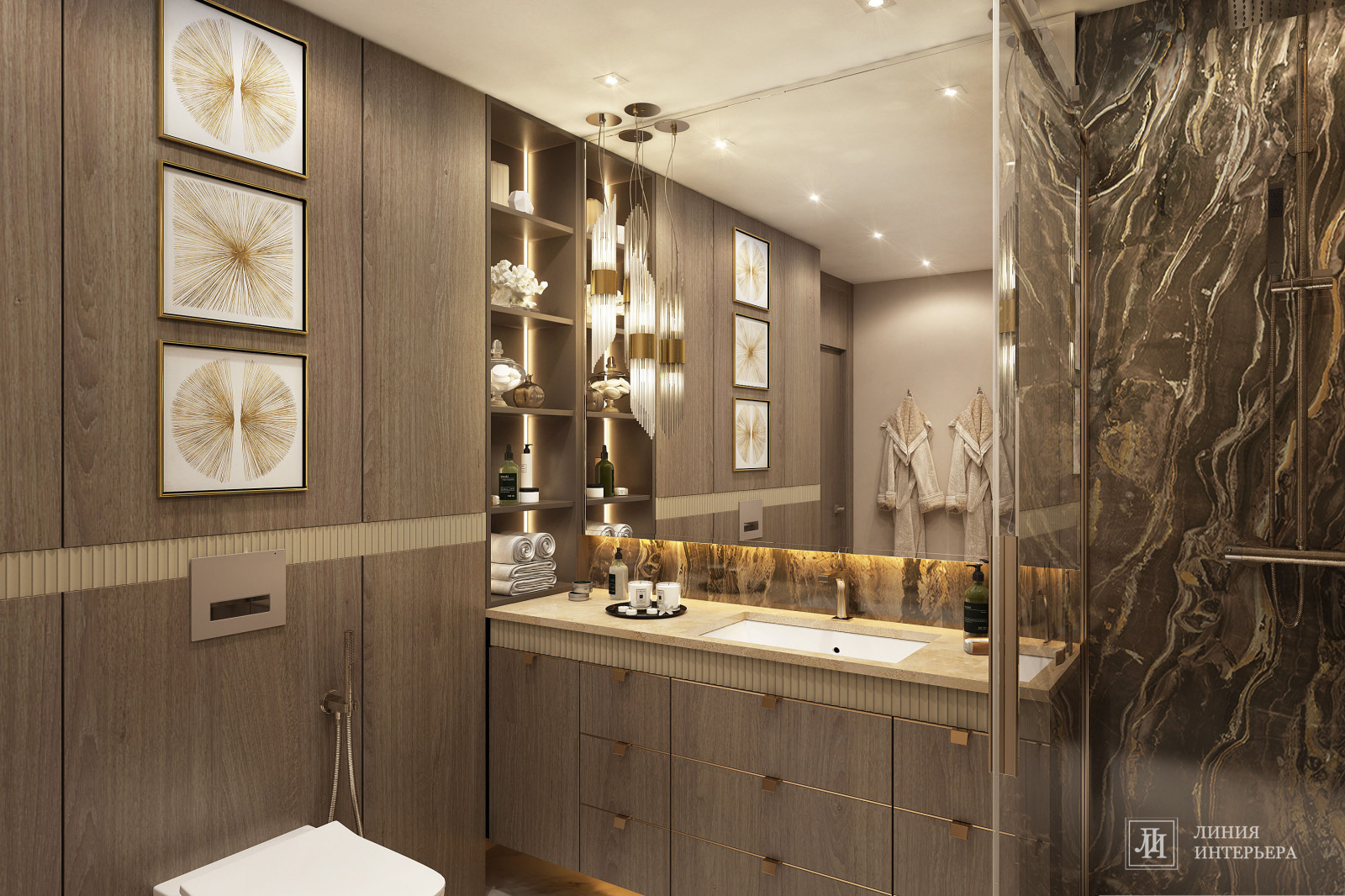 Дизайн интерьера 2-х уровневой квартиры