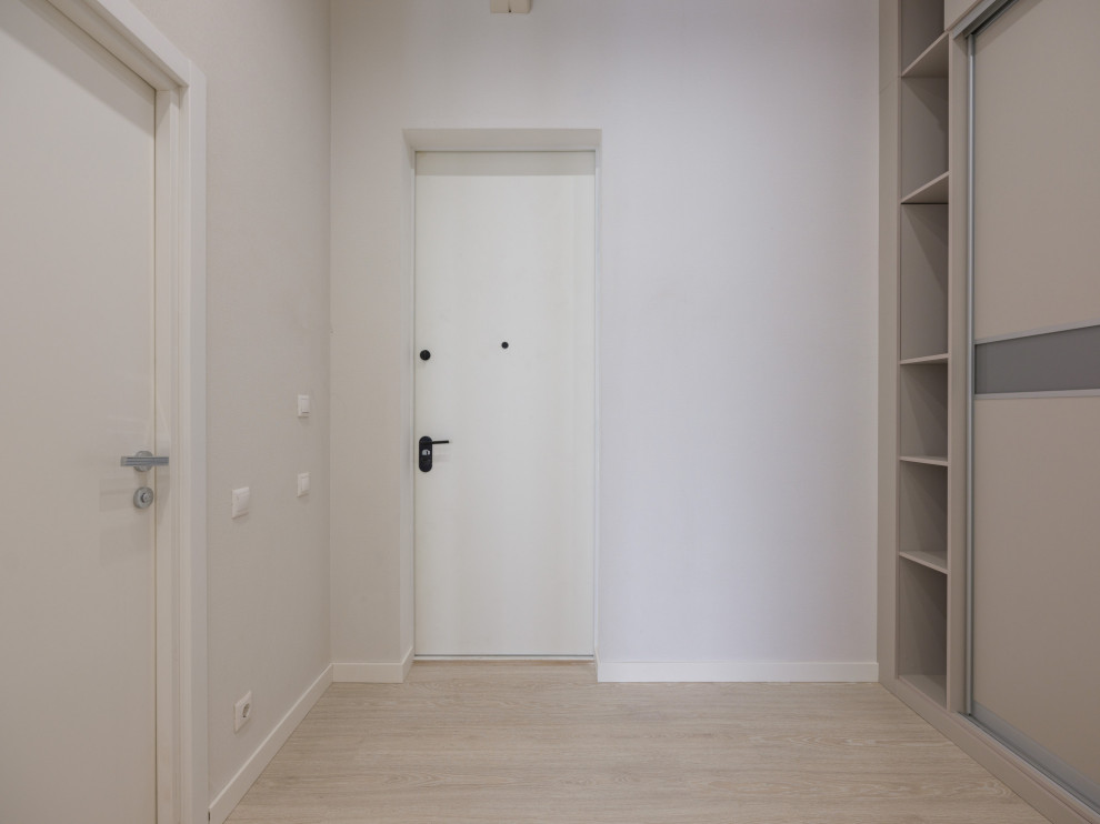 однушка в светлых тонах