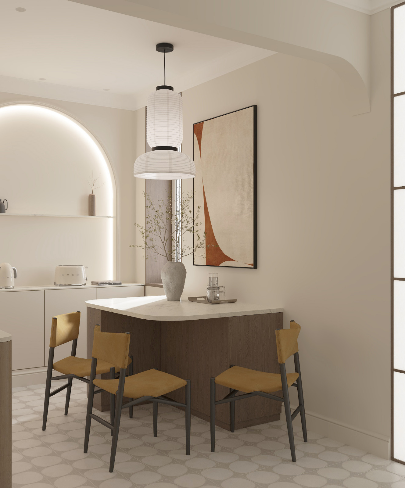 Квартира в стиле неоклассика