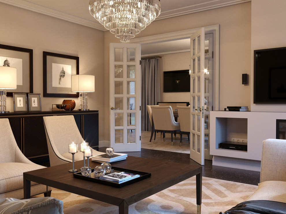 Дизайн-проект загородного дома Новиково