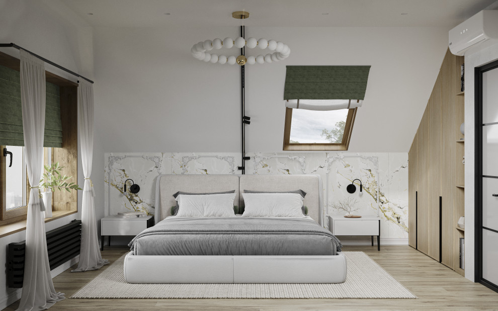 Проект мансарды загородного дома