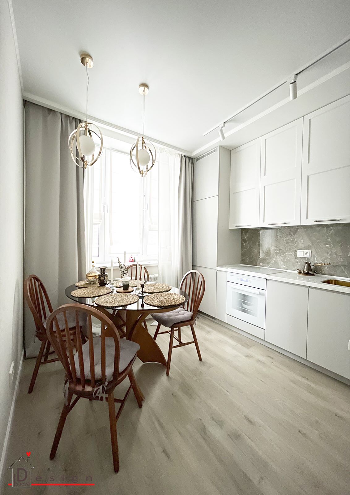 Проект двухкомнатной квартиры, 50м2