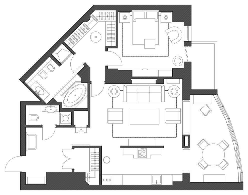 Houzz тур: Американская классика и ар-деко в московской квартире