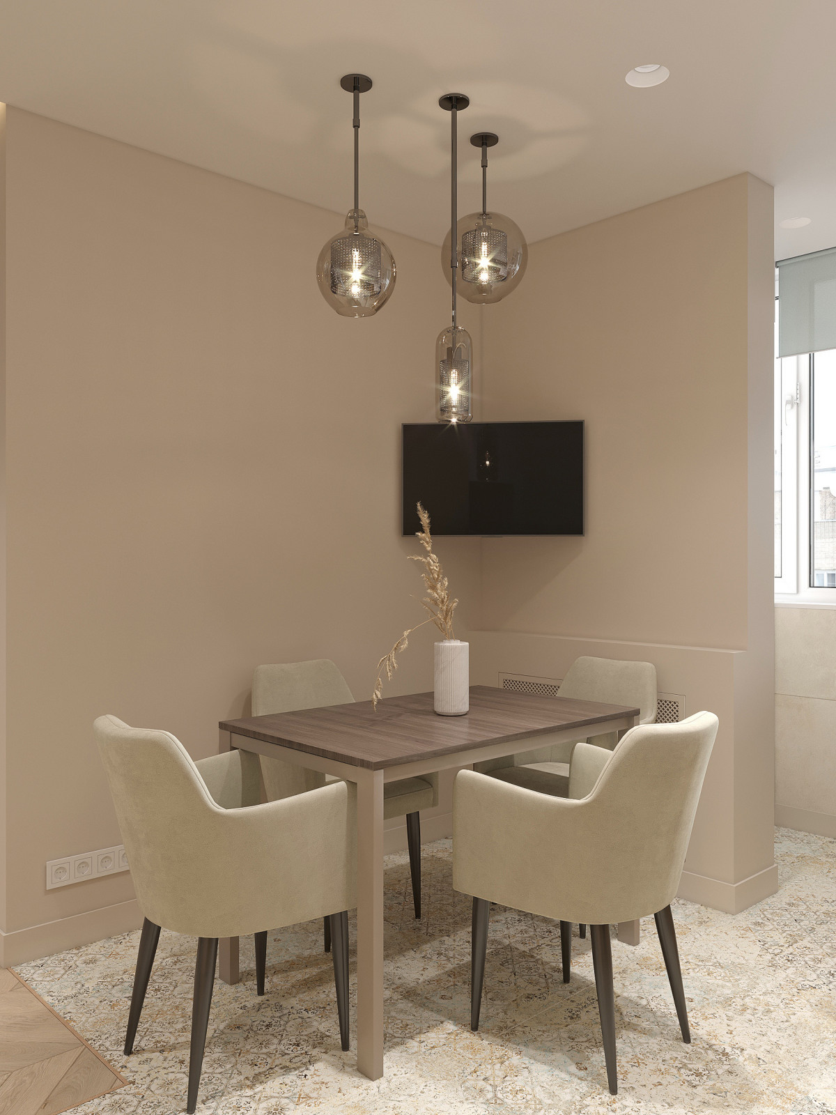 3-х комнатная квартира для семьи с двумя детьми и кабинетом