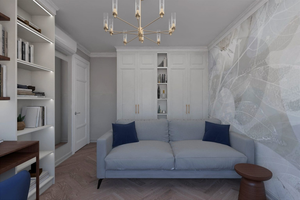 Двухкомнатная квартира рядом с видом на Аптекарский огород