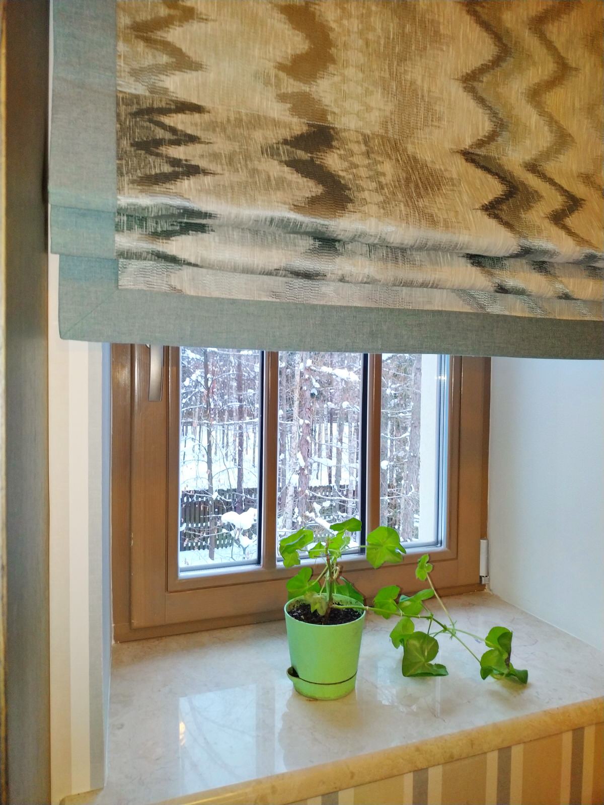 Римские шторы в разных проектах