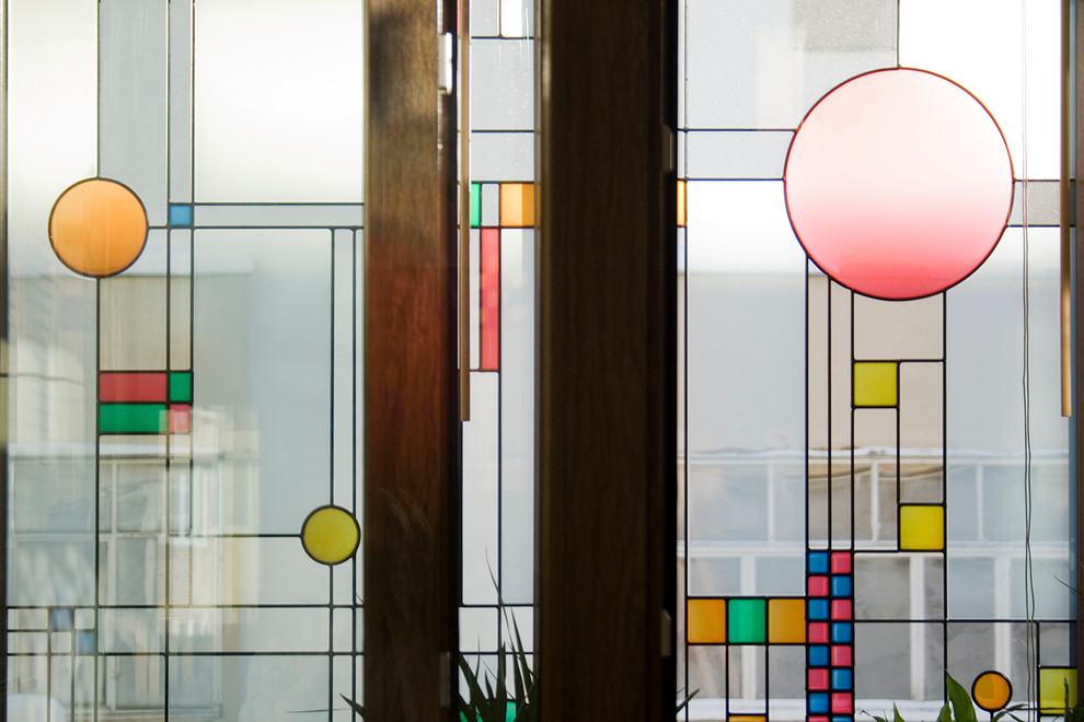 Кухня недели: Зимний сад и витражные окна