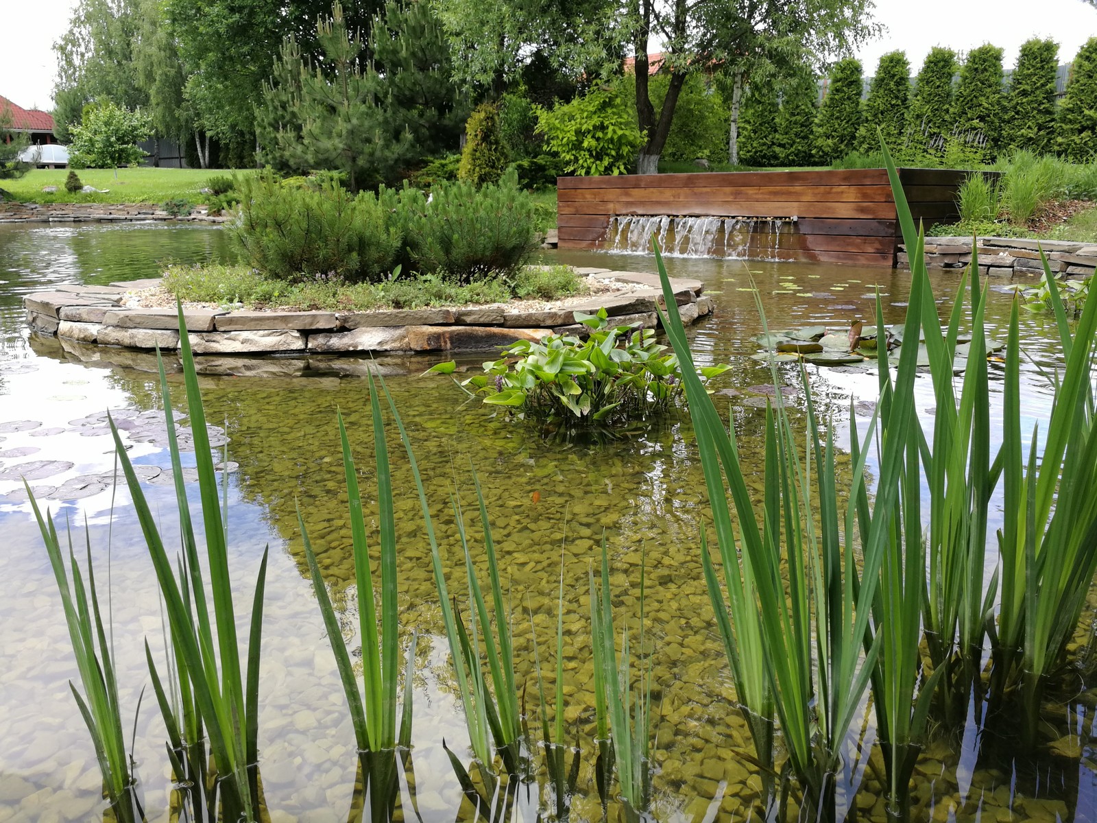 Переделка водоема 200 m3