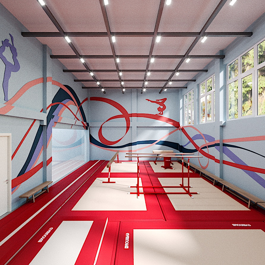 Проект школьного спортзала