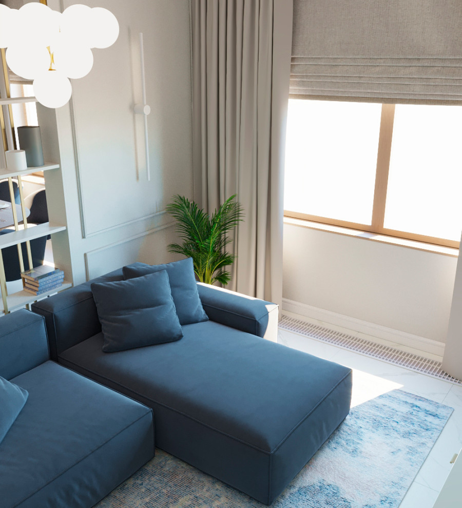 Квартира в стиле неоклассика в ЖК FAMILIA