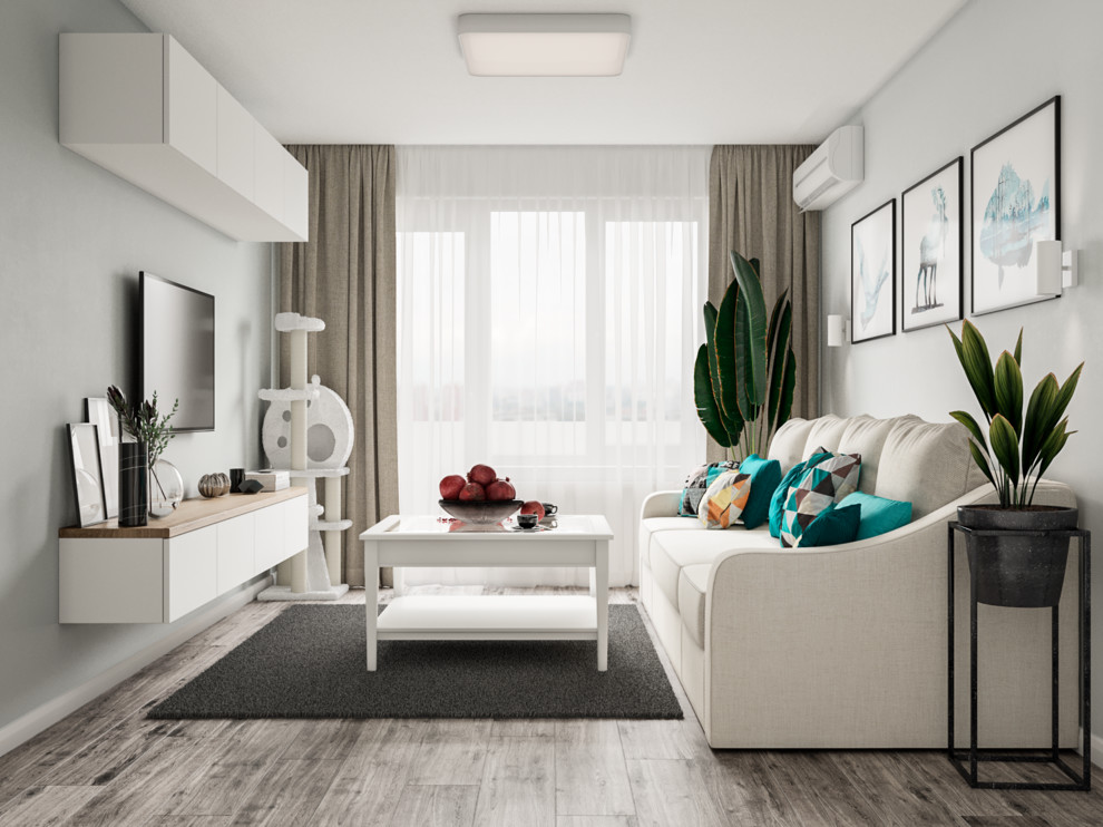 Дизайн - проект двухкомнатной "Брежневки" в г. Москва