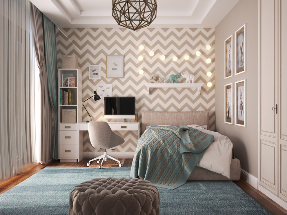 Обложка проекта: Американский шик в подмосковном таунхаусе