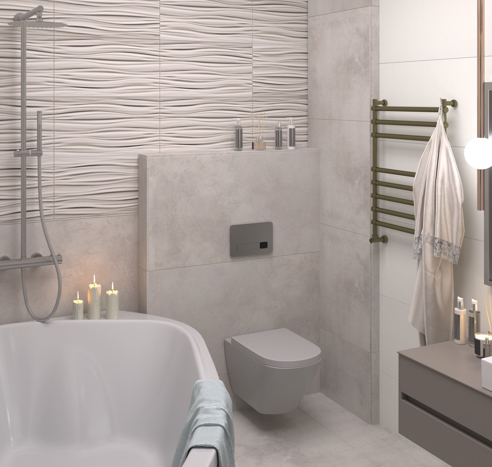 Ванная комната из проекта "StyleHome"