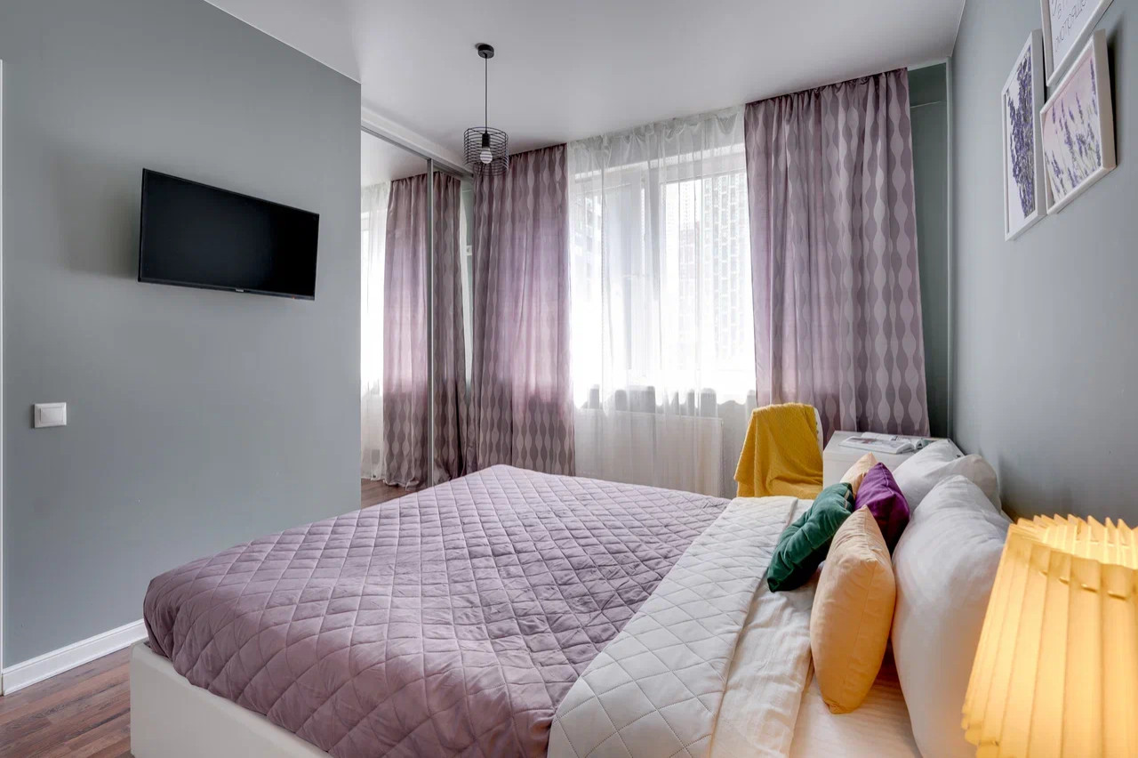 Хоумстейджинг квартиры для посуточной аренды в ЖК "Город"