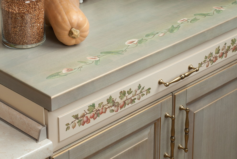 Кухонный гарнитур "Шато" с росписью "Прованс"