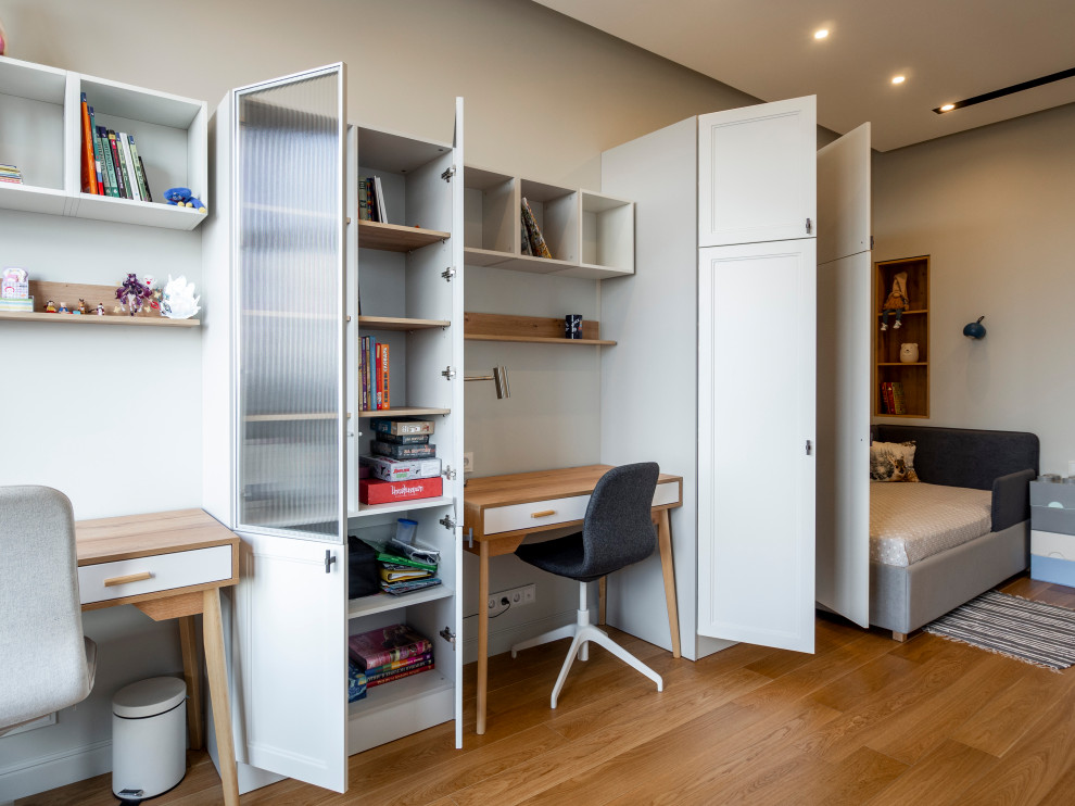 Меблировка детской комнаты для 2 детей