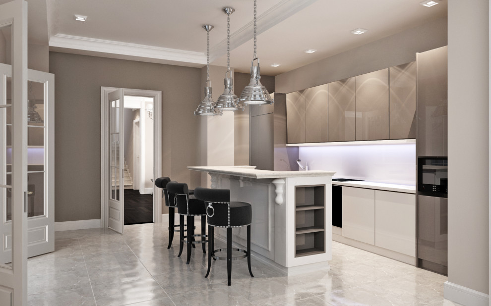 Дизайн интерьера Коттеджа 400 м2. г. Москва