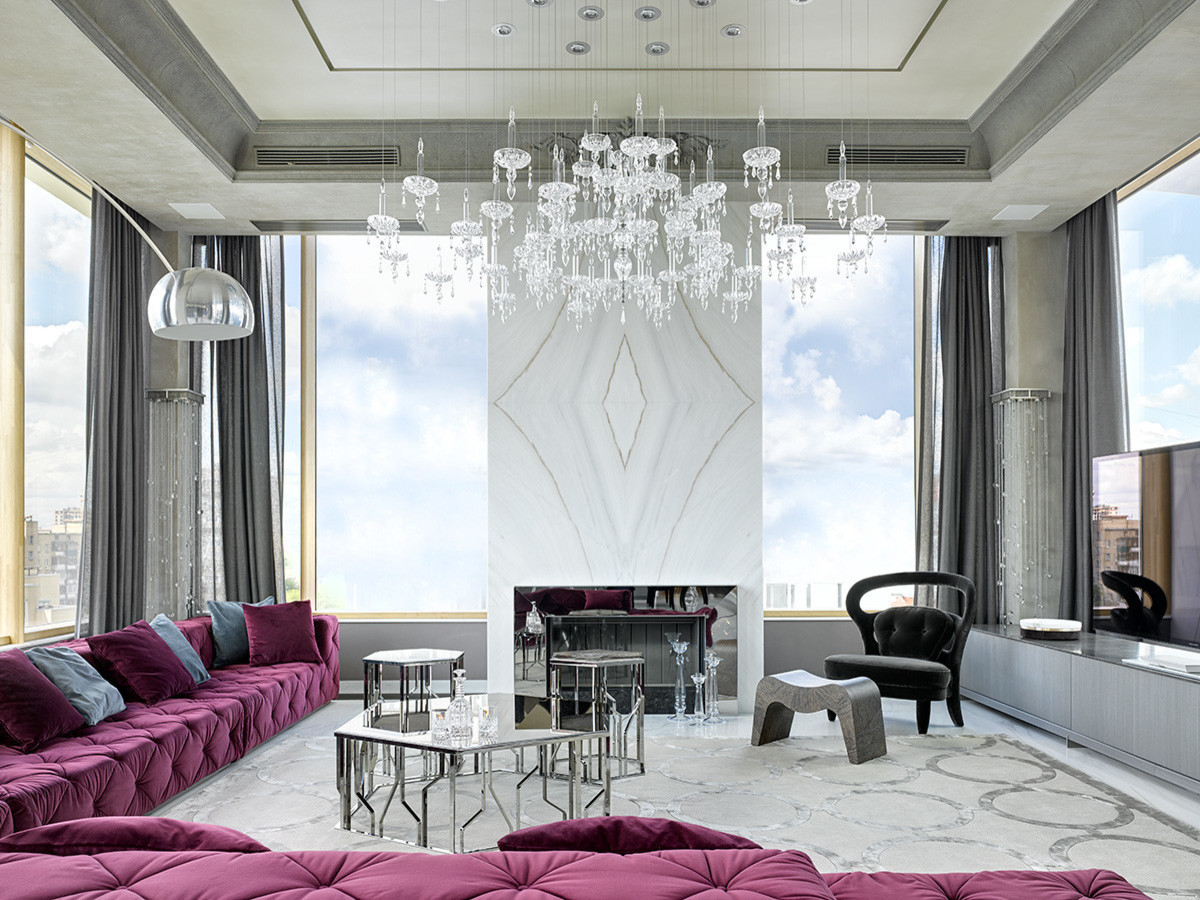 ПЕНТХАУС, ул. Гиляровского для семьи из 4 человек, 675,59 м2