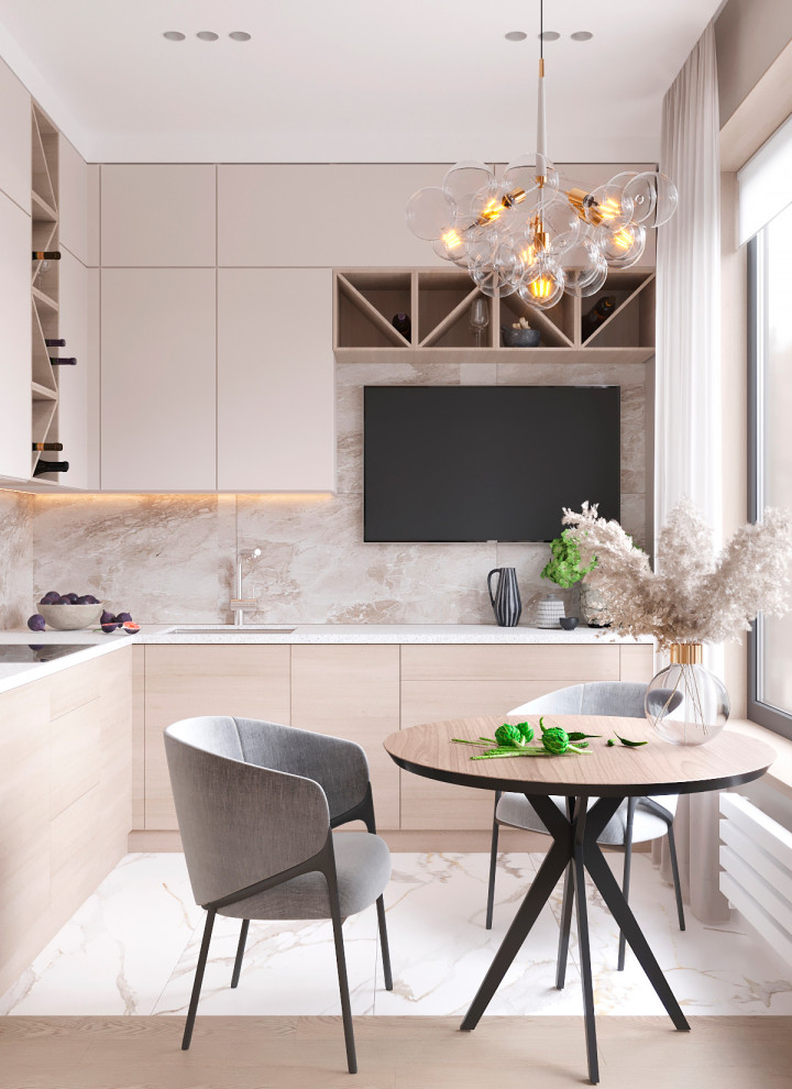 Дизайн двухкомнатной квартиры 60 кв.м в ЖК Символ