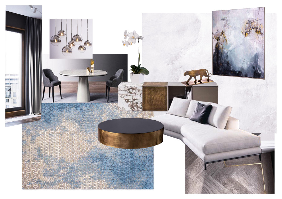 Обложка проекта: Mood board гостиной