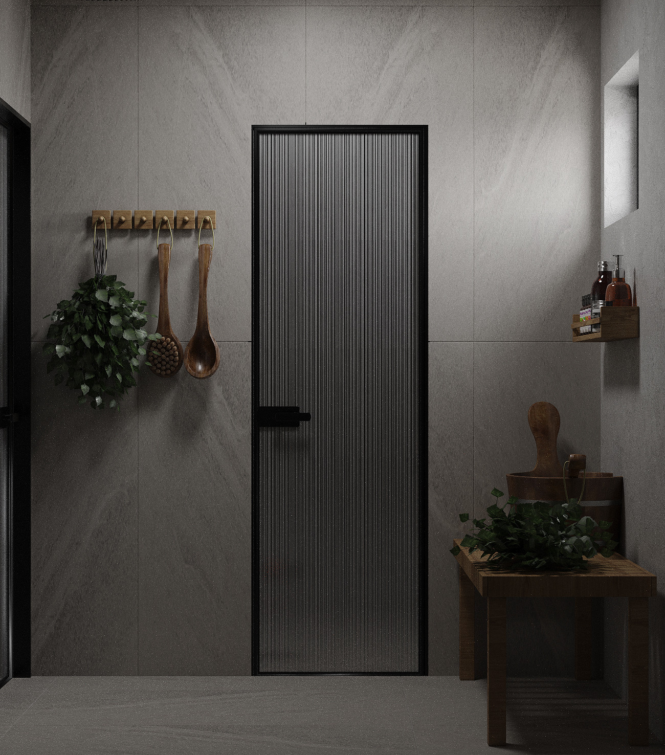 Проект комнаты отдыха в бане