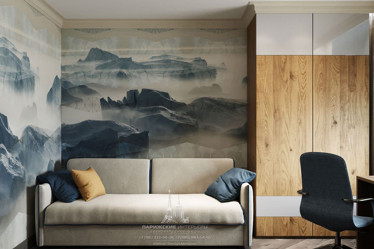 Дизайн двухуровневой квартиры для семьи с тремя детьми