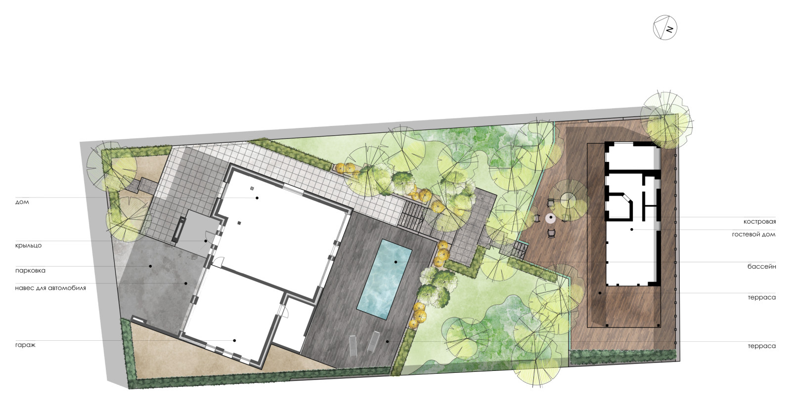 Обложка проекта: Резиденция, 10 соток. 2024 г