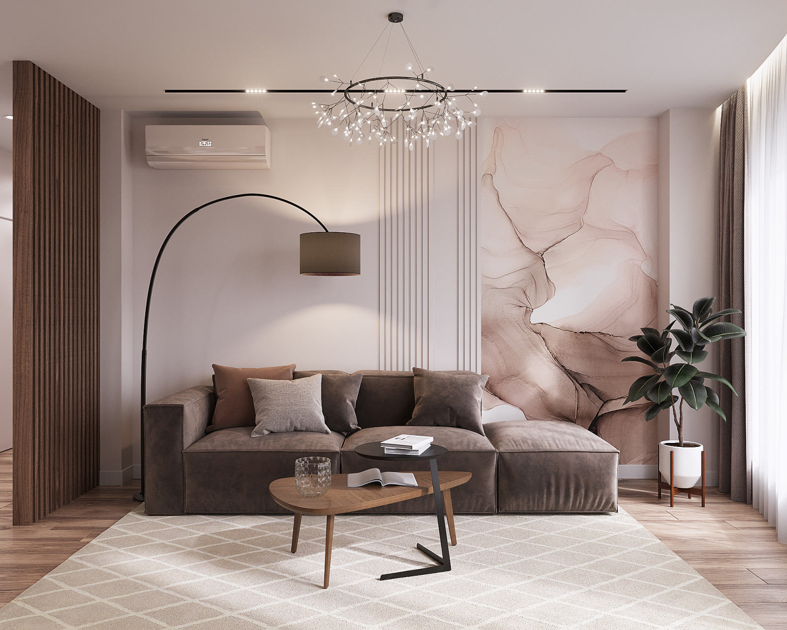 Уютный минимализм /  ЖК "Машков"