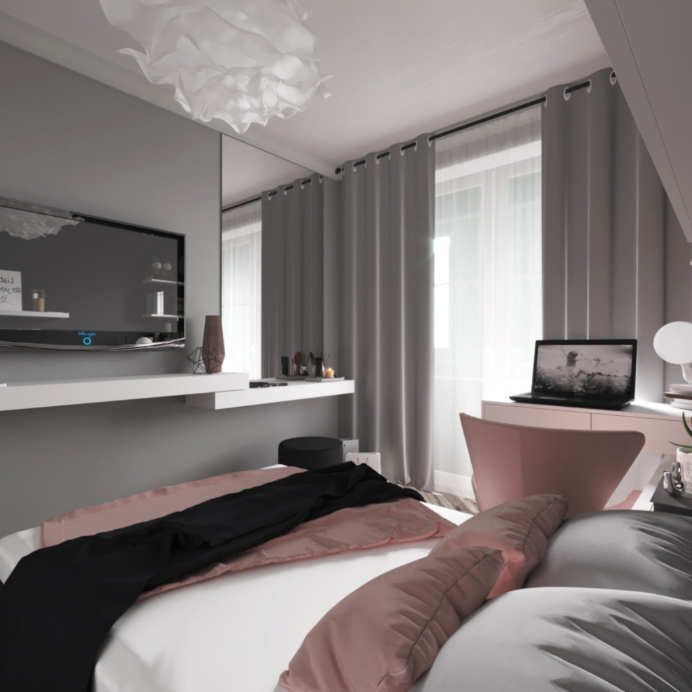 Нежная спальня для девушки