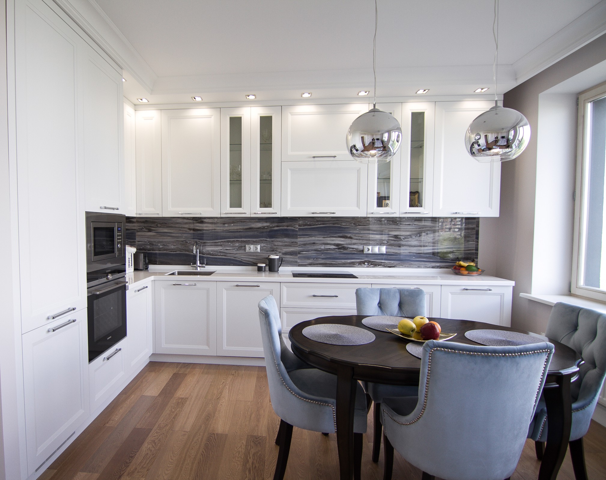 Белая кухня "Лира" в Москве