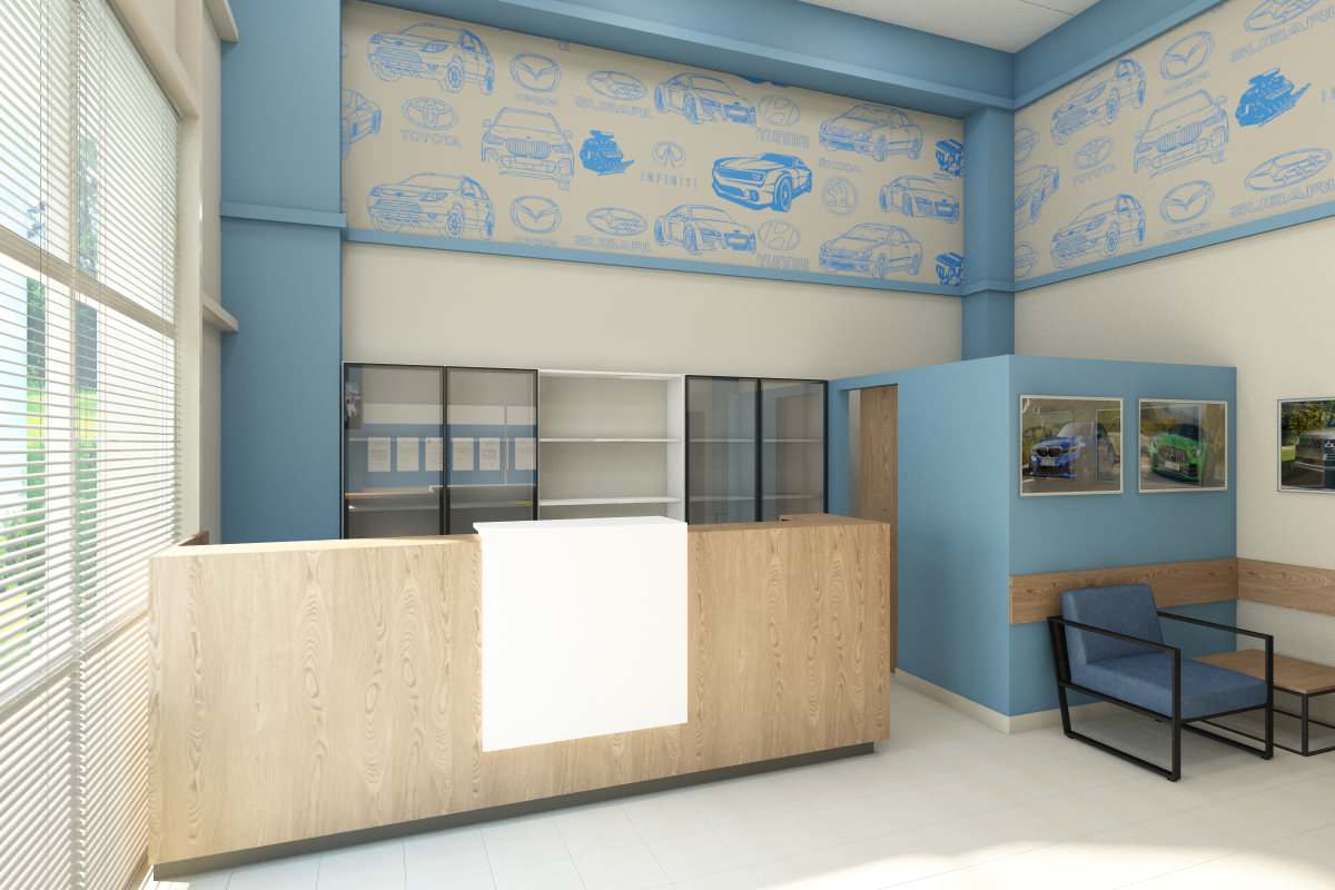 Обложка проекта: Рецепция автосервиса