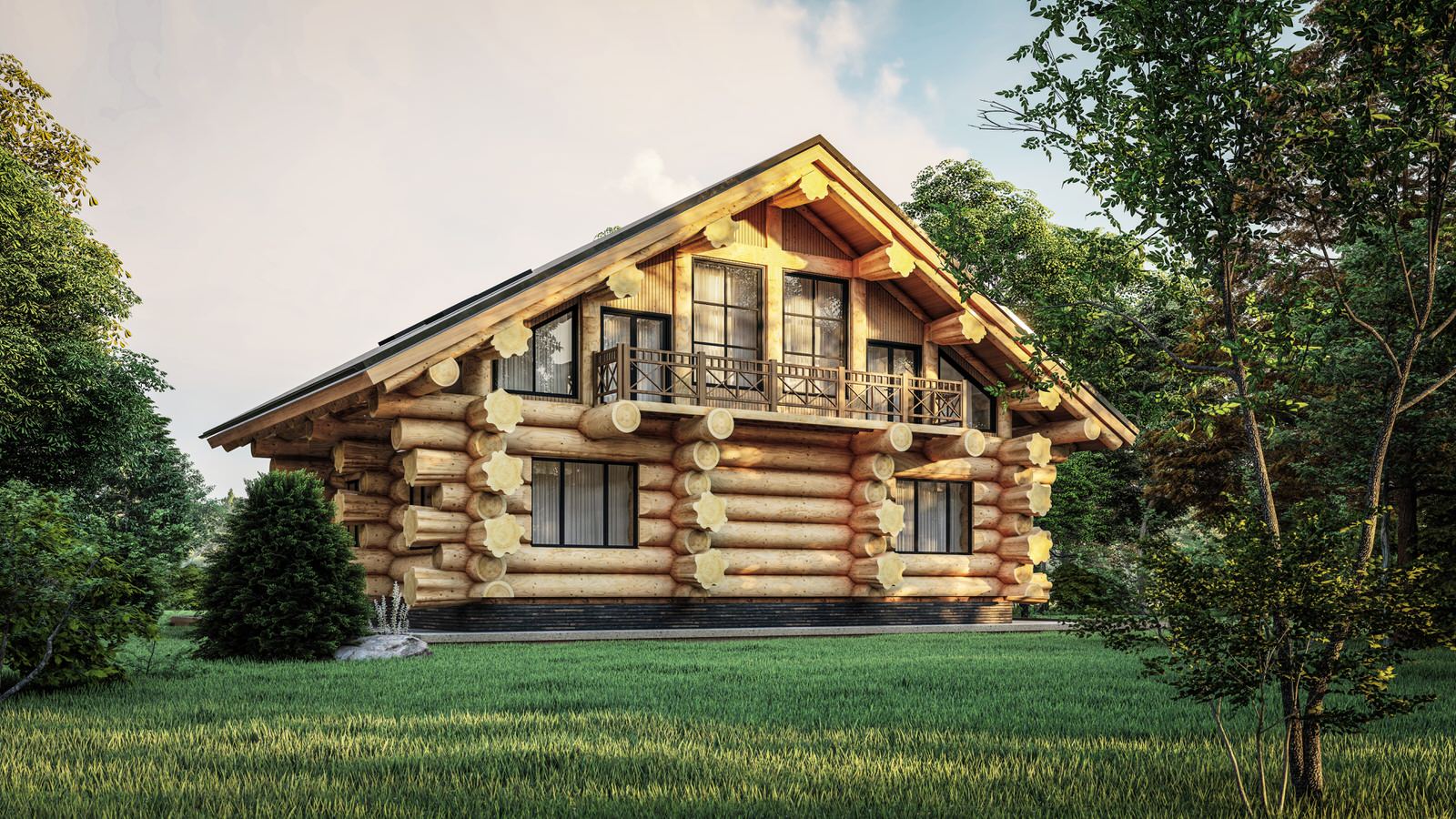 Дом из кедра «Аккем»