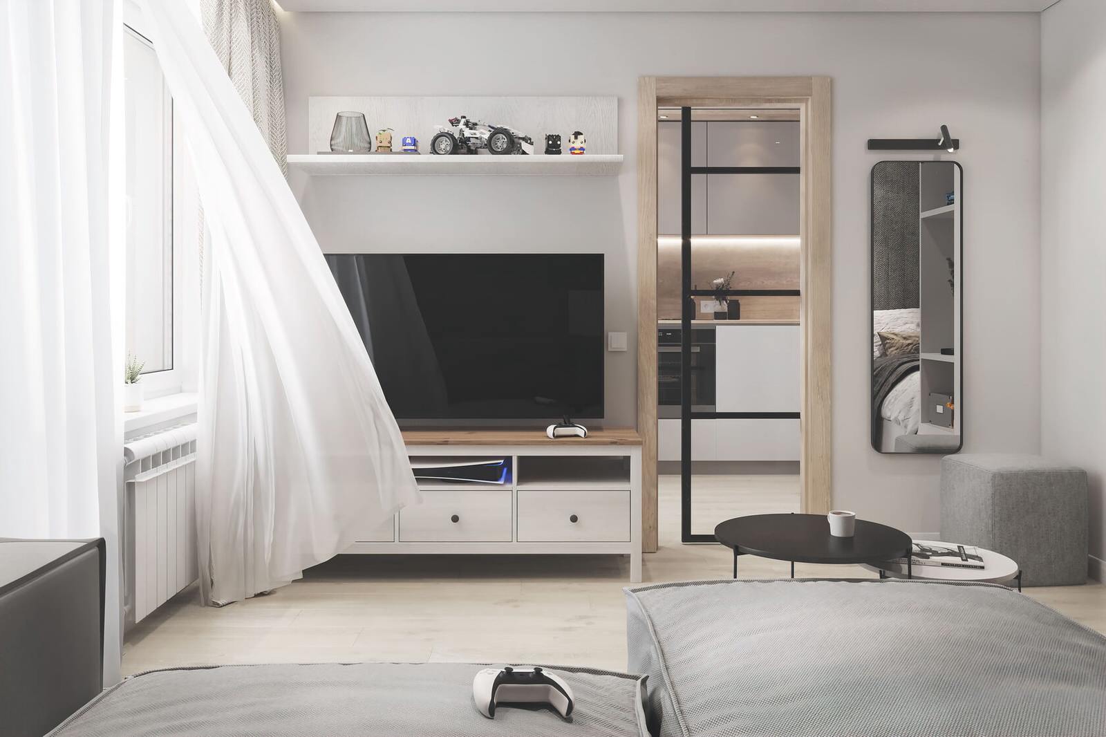 Однокомнатная квартира 33,3 м2, Москва