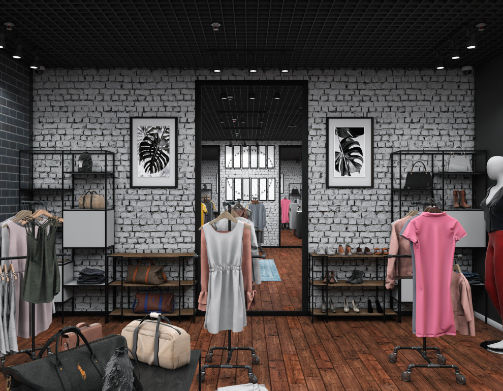 Обложка проекта: Визуализация магазина одежды